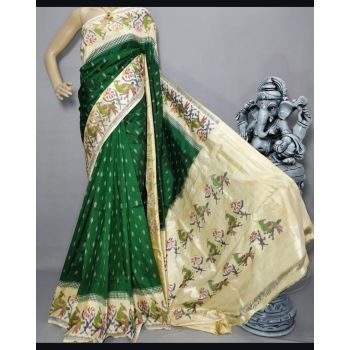 PGMRIDSS5Y09NSDD05- Ikat silk saree