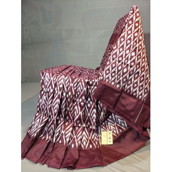 PGMRILWS5Y10SFCD10- light weight Ikat silk saree