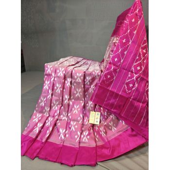 PGMRILWS5Y10SFCD11- light weight Ikat silk saree