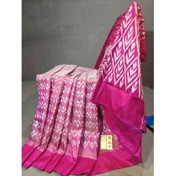 PGMRILWS5Y10SFCD21- light weight Ikat silk saree
