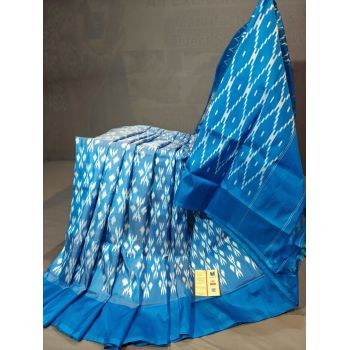 PGMRILWS5Y10SFCD23- light weight Ikat silk saree