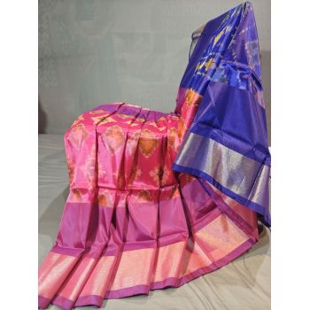 PGMRISSS5Y10ISDC01- Ikat soft silk saree