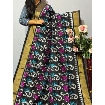 PKISIDSS5Y09NFCC05- Ikat silk saree