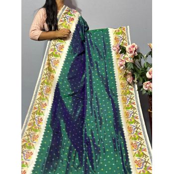 PKISIDSS5Y09NFCC07- Ikat silk saree