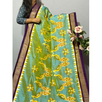 PKISIDSS5Y09NFCC10- Ikat silk saree