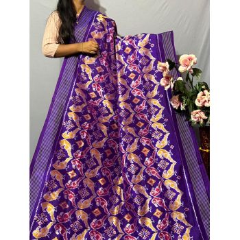 PKISIDSS5Y09NFCC13- Ikat silk saree