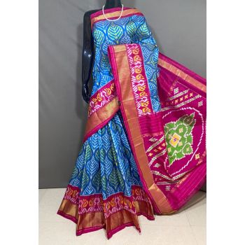 PPHSIDSS5Y09BSDC22- Ikat silk saree