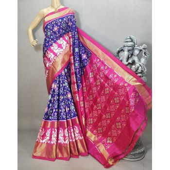PRIHIDSS5Y09NDDC10- Ikat silk saree