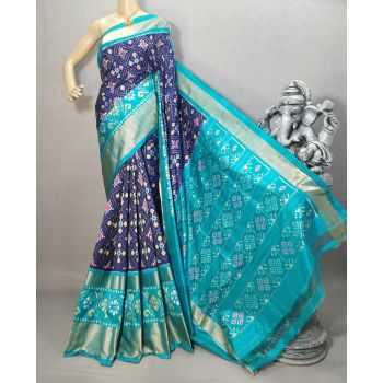 PRIHIDSS5Y09NDDC11- Ikat silk saree