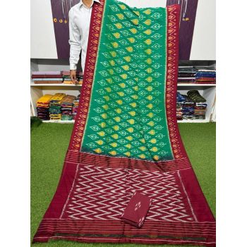 PSRGICTS5Y11INDC09- Ikat cotton saree