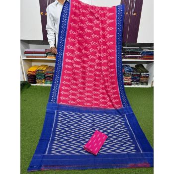 PSRGICTS5Y11INDC10- Ikat cotton saree