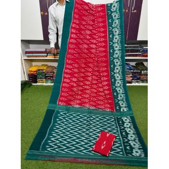 PSRGICTS5Y11INDC21- Ikat cotton saree