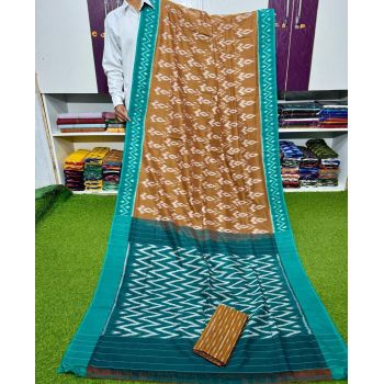 PSRGICTS5Y11INDC25- Ikat cotton saree