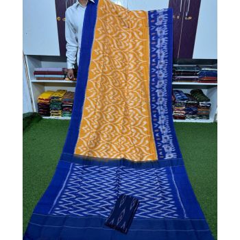 PSRGICTS5Y11INDC28- Ikat cotton saree