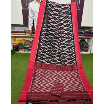 PSRGICTS5Y11INDC30- Ikat cotton saree