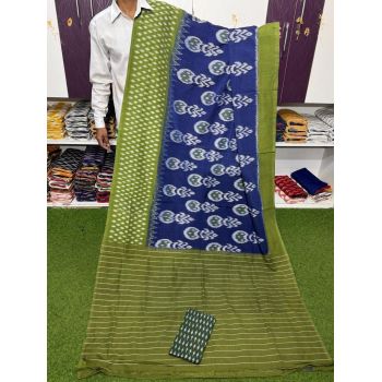 PSRGICTS5Y11INDC38- Ikat cotton saree