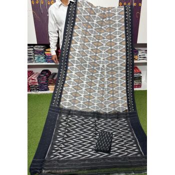 PSRGICTS5Y11INDC40- Ikat cotton saree