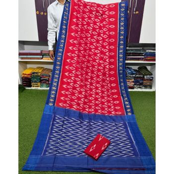 PSRGICTS5Y11INDC45- Ikat cotton saree