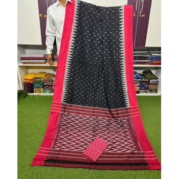 PSRGICTS5Y11INDC47- Ikat cotton saree