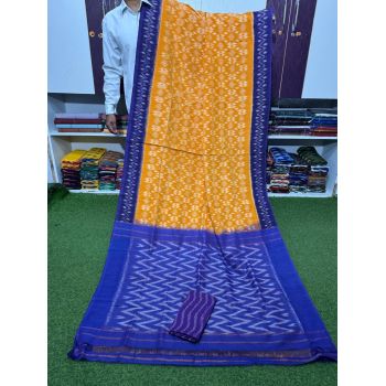 PSRGICTS5Y11INDC48- Ikat cotton saree