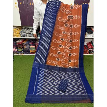 PSRGICTS5Y11INDC52- Ikat cotton saree