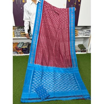 PSRGICTS5Y11INDC62- Ikat cotton saree