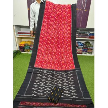 PSRGICTS5Y11INDC66- Ikat cotton saree