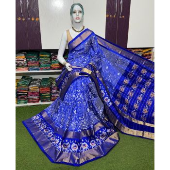 PSRGIDSS5Y09BBCD07- Ikat silk saree