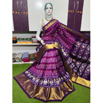 PSRGIDSS5Y09BBCD12- Ikat silk saree
