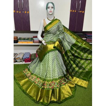 PSRGIDSS5Y09BBCD13- Ikat silk saree