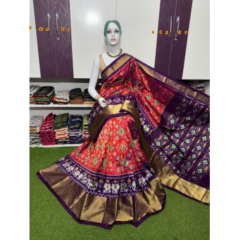 PSRGIDSS5Y09BBCD26- Ikat silk saree