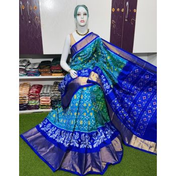 PSRGIDSS5Y09BBCD32- Ikat silk saree