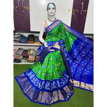 PSRGIDSS5Y09BBCD38- Ikat silk saree