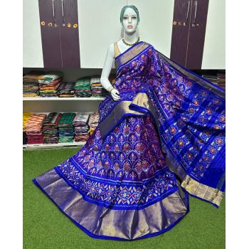 PSRGIDSS5Y09BBCD58- Ikat silk saree