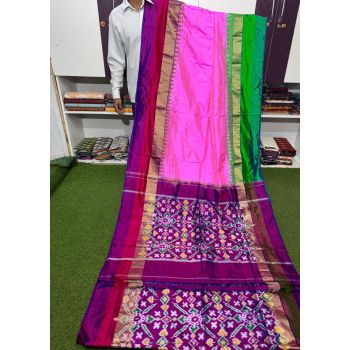 PSRGIDSS5Y10TZDC16- Ikat silk saree