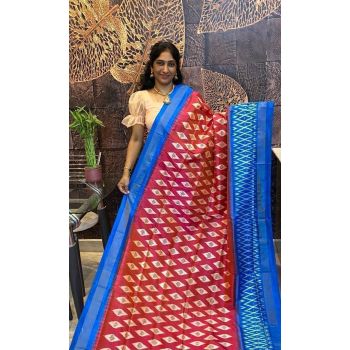 PSRGILWS5Y10XZCC06- light weight Ikat silk saree