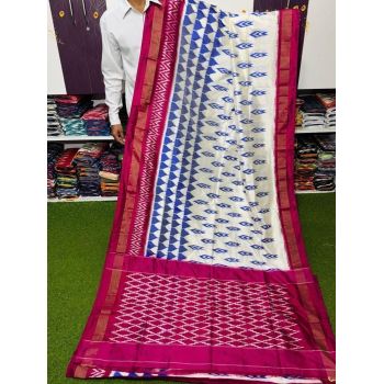 PSRGILWS5Y10XZCC07- light weight Ikat silk saree
