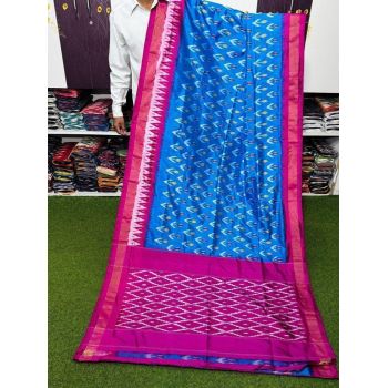 PSRGILWS5Y10XZCC08- light weight Ikat silk saree