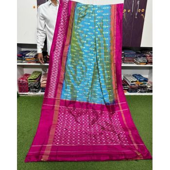 PSRGILWS5Y10XZCC31- light weight Ikat silk saree