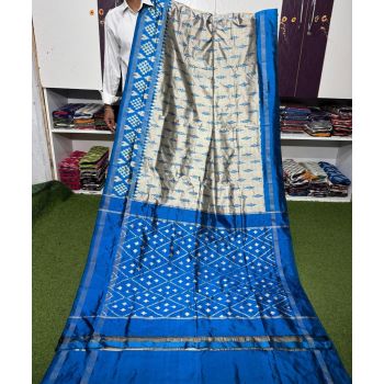 PSRGILWS5Y10XZCC32- light weight Ikat silk saree