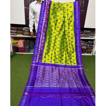 PSRGILWS5Y10XZCC48- light weight Ikat silk saree