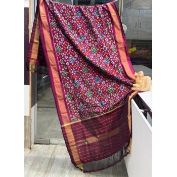 PSRGISDP5Y08ZNCD22- Ikat Silk dupatta