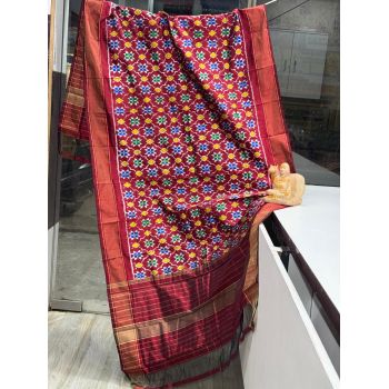 PSRGISDP5Y08ZNCD36- Ikat Silk dupatta