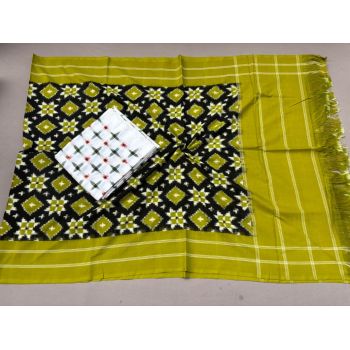 PSSIC2PS5Y10ZFCD09- Double ikat cotton salwar set