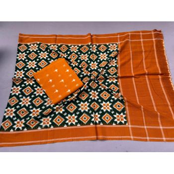 PSSIC2PS5Y10ZFCD12- Double ikat cotton salwar set