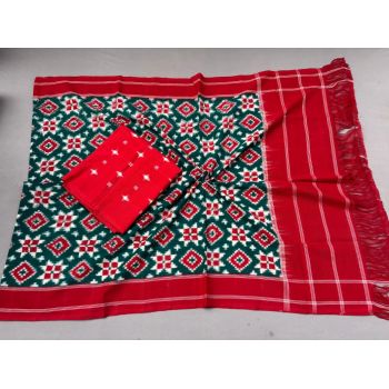 PSSIC2PS5Y10ZFCD15- Double ikat cotton salwar set