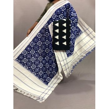 PSSIC2PS5Y10ZFCD17- Double ikat cotton salwar set