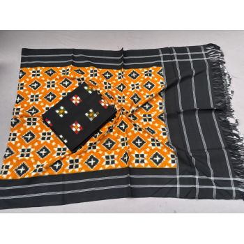 PSSIC2PS5Y10ZFCD26- Double ikat cotton salwar set