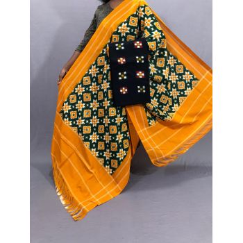 PSSIC2PS5Y10ZFCD27- Double ikat cotton salwar set
