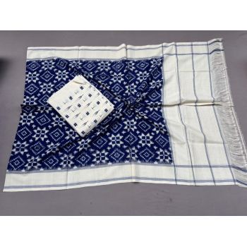 PSSIC2PS5Y10ZFCD34- Double ikat cotton salwar set